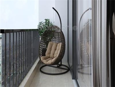 Ghế xích đu quả trứng cho ban công